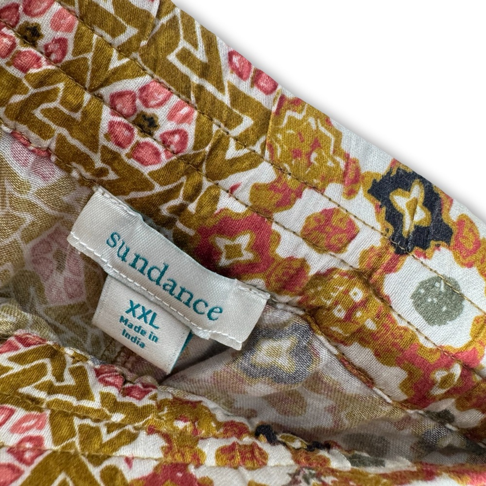 New Sundance Womens Jessenia Pants Jogger Mixed Print Sz XXL - Picture 2 of 5